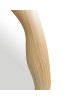 Καθρέπτης οβάλ Enola mdf σε φυσική απόχρωση 54x2.5x80εκ Υλικό: MDF - GLASS 233-000039