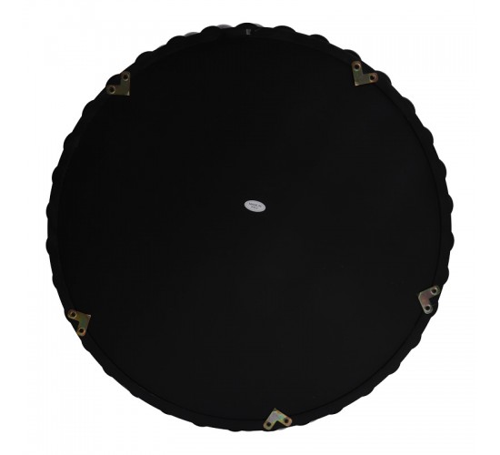 Καθρέπτης Specio ξύλο σε μαύρη απόχρωση Φ60x4.5εκ Υλικό: FIR WOOD - GLASS 233-000040