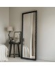 Καθρέπτης Ledalo ξύλο σε μαύρη απόχρωση 45x4.5x130εκ Υλικό: FIRWOOD - GLASS 233-000042