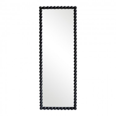 Καθρέπτης Ledalo ξύλο σε μαύρη απόχρωση 45x4.5x130εκ Υλικό: FIRWOOD - GLASS 233-000042