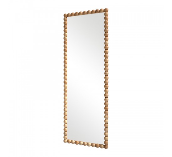 Καθρέπτης Ledalo ξύλο σε φυσική απόχρωση 45x4.5x130εκ Υλικό: FIRWOOD - GLASS 233-000043