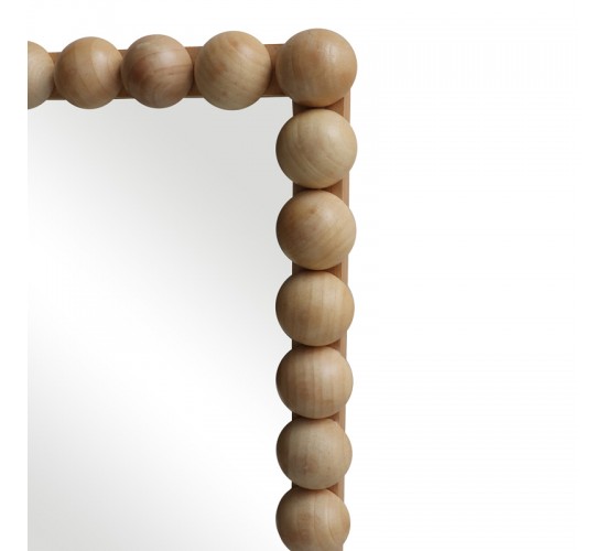 Καθρέπτης Ledalo ξύλο σε φυσική απόχρωση 45x4.5x130εκ Υλικό: FIRWOOD - GLASS 233-000043