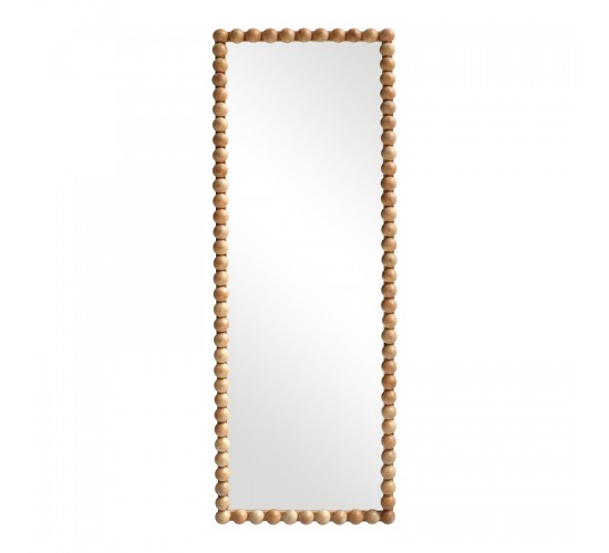 Καθρέπτης Ledalo ξύλο σε φυσική απόχρωση 45x4.5x130εκ Υλικό: FIRWOOD - GLASS 233-000043