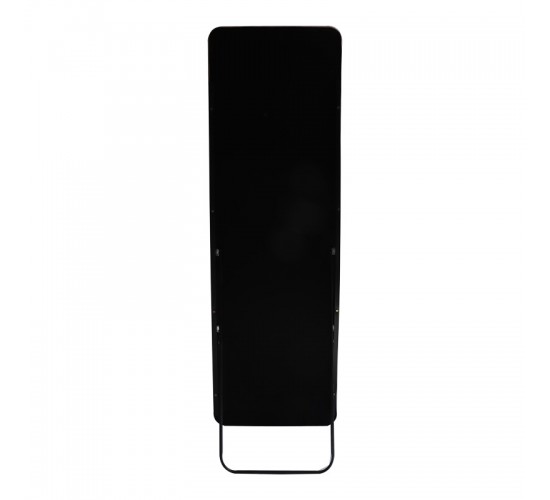 Καθρέπτης δαπέδου Lezour βελούδο σε λευκή απόχρωση 50x5x170εκ Υλικό: VELVET - GLASS - MDF 233-000044