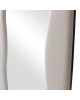 Καθρέπτης δαπέδου Lezour βελούδο σε λευκή απόχρωση 50x5x170εκ Υλικό: VELVET - GLASS - MDF 233-000044
