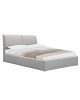 Κρεβάτι διπλό Violaine ύφασμα γκρι με αποθηκευτικό χώρο 160x200εκ Υλικό: FABRIC - MDF - METAL 234-000007