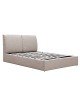 Κρεβάτι διπλό Violaine ύφασμα μπεζ με αποθηκευτικό χώρο 160x200εκ Υλικό: FABRIC- MDF - METAL 234-000008