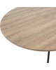 Tραπέζι Lydia MDF επεκτεινόμενο καρυδί-μαύρο 120-160x120x79εκ Υλικό: MDF - METAL - PAPER WOOD 235-000004 Tραπέζι Lydia MDF επεκτεινόμενο καρυδί-μαύρο 120-160x120x79εκ Υλικό: MDF - METAL - PAPER WOOD 235-000004
