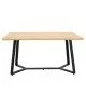 Tραπέζι Gemma sonoma-μαύρο 140x80x75εκ Υλικό: METAL 235-000016 Tραπέζι Gemma sonoma-μαύρο 140x80x75εκ Υλικό: METAL 235-000016