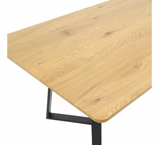 Tραπέζι Gemma sonoma-μαύρο 140x80x75εκ Υλικό: METAL 235-000016 Tραπέζι Gemma sonoma-μαύρο 140x80x75εκ Υλικό: METAL 235-000016