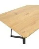 Tραπέζι Gemma sonoma-μαύρο 140x80x75εκ Υλικό: METAL 235-000016 Tραπέζι Gemma sonoma-μαύρο 140x80x75εκ Υλικό: METAL 235-000016