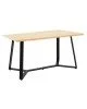 Tραπέζι Gemma sonoma-μαύρο 140x80x75εκ Υλικό: METAL 235-000016 Tραπέζι Gemma sonoma-μαύρο 140x80x75εκ Υλικό: METAL 235-000016