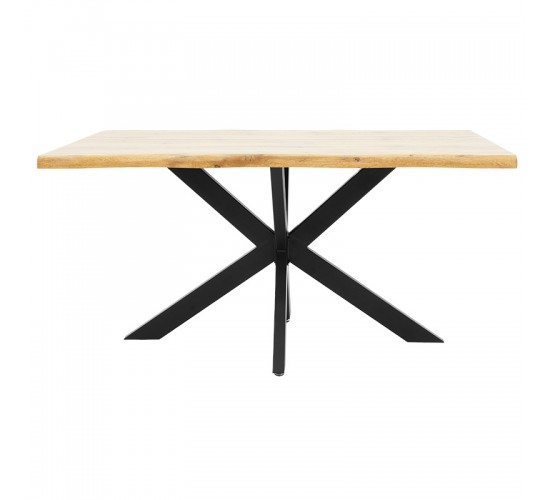 Tραπέζι Gilman MDF sonoma-μαύρο 150x90x75εκ Υλικό: MDF - METAL 235-000021 Tραπέζι Gilman MDF sonoma-μαύρο 150x90x75εκ Υλικό: MDF - METAL 235-000021