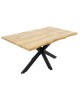 Tραπέζι Gilman MDF sonoma-μαύρο 150x90x75εκ Υλικό: MDF - METAL 235-000021 Tραπέζι Gilman MDF sonoma-μαύρο 150x90x75εκ Υλικό: MDF - METAL 235-000021