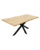 Tραπέζι Gilman MDF sonoma-μαύρο 180x90x75εκ Υλικό: MDF - METAL 235-000022 Tραπέζι Gilman MDF sonoma-μαύρο 180x90x75εκ Υλικό: MDF - METAL 235-000022