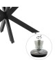 Tραπέζι Gilman MDF sonoma-μαύρο 180x90x75εκ Υλικό: MDF - METAL 235-000022 Tραπέζι Gilman MDF sonoma-μαύρο 180x90x75εκ Υλικό: MDF - METAL 235-000022