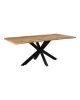 Tραπέζι Gilman MDF sonoma-μαύρο 180x90x75εκ Υλικό: MDF - METAL 235-000022 Tραπέζι Gilman MDF sonoma-μαύρο 180x90x75εκ Υλικό: MDF - METAL 235-000022