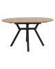 Tραπέζι Frances επεκτεινόμενο MDF sonoma-μαύρο 100-140x100x75εκ Υλικό: MDF - METAL 235-000023 Tραπέζι Frances επεκτεινόμενο MDF sonoma-μαύρο 100-140x100x75εκ Υλικό: MDF - METAL 235-000023