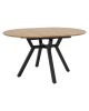 Tραπέζι Frances επεκτεινόμενο MDF sonoma-μαύρο 100-140x100x75εκ Υλικό: MDF - METAL 235-000023 Tραπέζι Frances επεκτεινόμενο MDF sonoma-μαύρο 100-140x100x75εκ Υλικό: MDF - METAL 235-000023