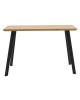 Tραπέζι Adira MDF sonoma-μαύρο 120x60x75εκ Υλικό: MDF - METAL 235-000026 Tραπέζι Adira MDF sonoma-μαύρο 120x60x75εκ Υλικό: MDF - METAL 235-000026