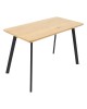 Tραπέζι Adira MDF sonoma-μαύρο 120x60x75εκ Υλικό: MDF - METAL 235-000026 Tραπέζι Adira MDF sonoma-μαύρο 120x60x75εκ Υλικό: MDF - METAL 235-000026