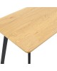 Tραπέζι Adira MDF sonoma-μαύρο 120x60x75εκ Υλικό: MDF - METAL 235-000026 Tραπέζι Adira MDF sonoma-μαύρο 120x60x75εκ Υλικό: MDF - METAL 235-000026