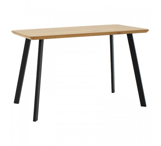Tραπέζι Adira MDF sonoma-μαύρο 120x60x75εκ Υλικό: MDF - METAL 235-000026 Tραπέζι Adira MDF sonoma-μαύρο 120x60x75εκ Υλικό: MDF - METAL 235-000026
