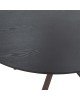 Tραπέζι Cerco MDF μαύρο Φ120x75εκ Υλικό: MDF - METAL 235-000031 Tραπέζι Cerco MDF μαύρο Φ120x75εκ Υλικό: MDF - METAL 235-000031