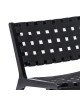 Καρέκλα Cypress pu μαύρο Υλικό: RUBBER WOOD - PVC 236-000005