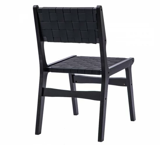Καρέκλα Ridley ξύλο-pu μαύρο Υλικό: RUBBER WOOD - PVC 236-000009 Καρέκλα Ridley ξύλο-pu μαύρο Υλικό: RUBBER WOOD - PVC 236-000009