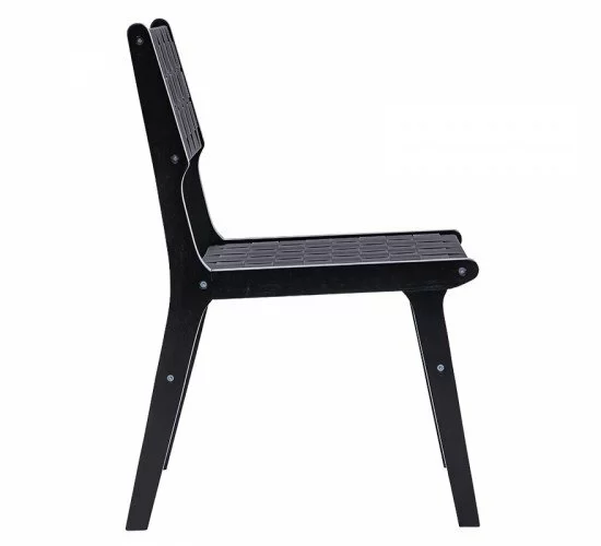 Καρέκλα Ridley ξύλο-pu μαύρο Υλικό: RUBBER WOOD - PVC 236-000009 Καρέκλα Ridley ξύλο-pu μαύρο Υλικό: RUBBER WOOD - PVC 236-000009