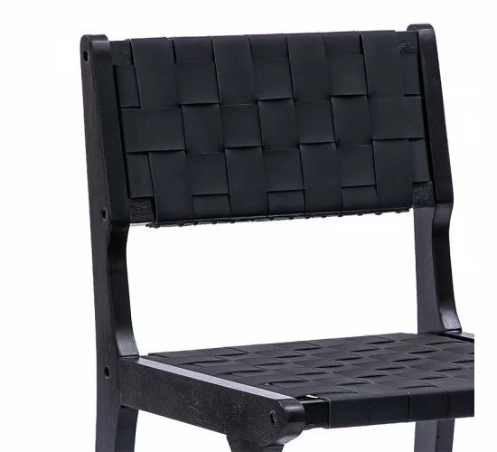Σκαμπό μπαρ Ridley ξύλο-pu μαύρο Υλικό: RUBBER WOOD - PVC-PU 236-000011 Σκαμπό μπαρ Ridley ξύλο-pu μαύρο Υλικό: RUBBER WOOD - PVC-PU 236-000011