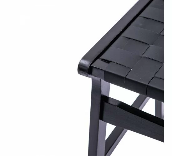 Σκαμπό μπαρ Ridley ξύλο-pu μαύρο Υλικό: RUBBER WOOD - PVC-PU 236-000011 Σκαμπό μπαρ Ridley ξύλο-pu μαύρο Υλικό: RUBBER WOOD - PVC-PU 236-000011