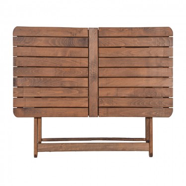 Τραπέζι Retto μασίφ ξύλο οξιάς καρυδί εμποτισμού 120x75x71εκ Υλικό: Solid wood beech 237-000006