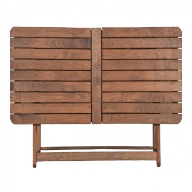 Τραπέζι Retto μασίφ ξύλο οξιάς καρυδί εμποτισμού 140x80x76εκ Υλικό: Solid wood beech 237-000007