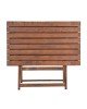 Τραπέζι Retto μασίφ ξύλο οξιάς καρυδί εμποτισμού 80x60x72εκ Υλικό: Solid wood beech 237-000010