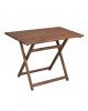 Τραπέζι Retto μασίφ ξύλο οξιάς καρυδί εμποτισμού 100x60x71εκ Υλικό: Solid wood beech 237-000011