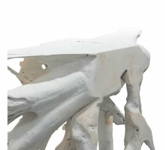 Κονσόλα Lyle χειροποίητη μασίφ ξύλο λευκό 100x38x80εκ Υλικό: WOOD 238-000006 Κονσόλα Lyle χειροποίητη μασίφ ξύλο λευκό 100x38x80εκ Υλικό: WOOD 238-000006