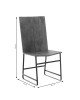 Καρέκλα Elora μασίφ ξύλο ακακίας καρυδί-μέταλλο μαύρο Υλικό: WOOD ACACIA - METAL 240-000005