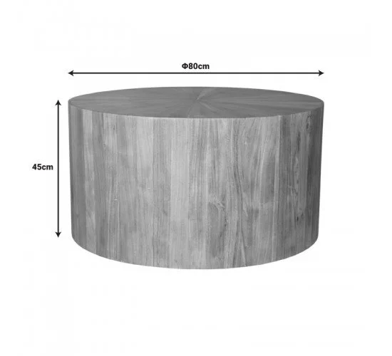 Τραπέζι Osiri ξύλο acacia σε φυσική απόχρωση Φ80x45εκ Υλικό: ACACIA WOOD 240-000014 Τραπέζι Osiri ξύλο acacia σε φυσική απόχρωση Φ80x45εκ Υλικό: ACACIA WOOD 240-000014