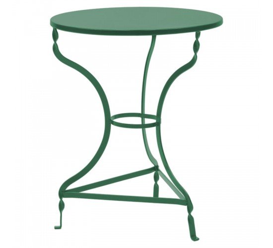 Τραπέζι Noah μεταλλικό πράσινο Φ58x72εκ Υλικό: METAL 243-000078