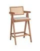 Σκαμπό bar με μπράτσα Winslow ξύλο rubberwood ανοικτό καρυδί-pvc rattan φυσικό-ύφασμα γκρι Υλικό: RUBBERWOOD - PVC RATTAN - FABRIC - FOAM 247-000009 Σκαμπό bar με μπράτσα Winslow ξύλο rubberwood ανοικτό καρυδί-pvc rattan φυσικό-ύφασμα γκρι Υλικό: RUBBERWOOD - PVC RATTAN - FABRIC - FOAM 247-000009