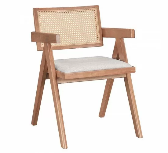 Τραπεζαρία Winslow Ι σετ 7τεμ ξύλο rubberwood ανοιχτό καρυδί 160x85x75εκ Υλικό: RUBBERWOOD - PVC RATTAN - FABRIC - FOAM 247-000014 Τραπεζαρία Winslow Ι σετ 7τεμ ξύλο rubberwood ανοιχτό καρυδί 160x85x75εκ Υλικό: RUBBERWOOD - PVC RATTAN - FABRIC - FOAM 247-000014
