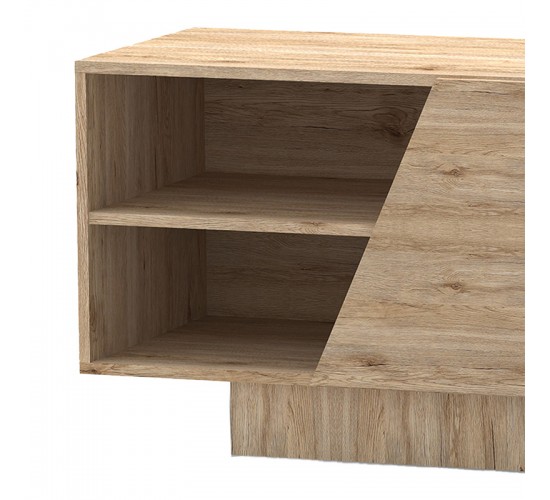 Έπιπλο τηλεόρασης Stevie sonoma 160x40x50εκ Υλικό: CLIPBOARD WITH MELAMINE 248-000004 Έπιπλο τηλεόρασης Stevie sonoma 160x40x50εκ Υλικό: CLIPBOARD WITH MELAMINE 248-000004