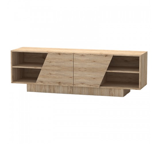 Έπιπλο τηλεόρασης Stevie sonoma 160x40x50εκ Υλικό: CLIPBOARD WITH MELAMINE 248-000004 Έπιπλο τηλεόρασης Stevie sonoma 160x40x50εκ Υλικό: CLIPBOARD WITH MELAMINE 248-000004
