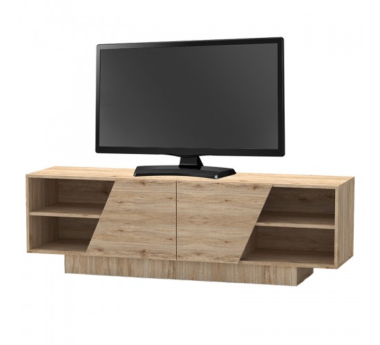 Έπιπλο τηλεόρασης Stevie sonoma 160x40x50εκ Υλικό: CLIPBOARD WITH MELAMINE 248-000004 Έπιπλο τηλεόρασης Stevie sonoma 160x40x50εκ Υλικό: CLIPBOARD WITH MELAMINE 248-000004