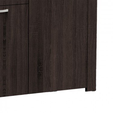 Μπουφές Kinley σε ανθρακί-wenge απόχρωση 210x40x82εκ Υλικό: CLIPBOARD WITH MELAMINE 248-000008