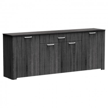 Μπουφές Kinley σε ανθρακί-wenge απόχρωση 210x40x82εκ Υλικό: CLIPBOARD WITH MELAMINE 248-000008
