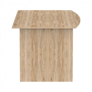 Γραφείο εργασίας Anze φυσικό μελαμίνης 180x93.5x75εκ Υλικό: CLIPBOARD WITH MELAMINE 248-000014