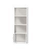 Βιβλιοθήκη Negan λευκό μελαμίνης 60x29x166εκ Υλικό: CLIPBOARD WITH MELAMINE 248-000016 Βιβλιοθήκη Negan λευκό μελαμίνης 60x29x166εκ Υλικό: CLIPBOARD WITH MELAMINE 248-000016